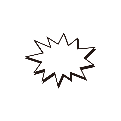 フレーム・囲い枠のイラストNo.051『透過色の吹き出し』 無料のフリー素材集