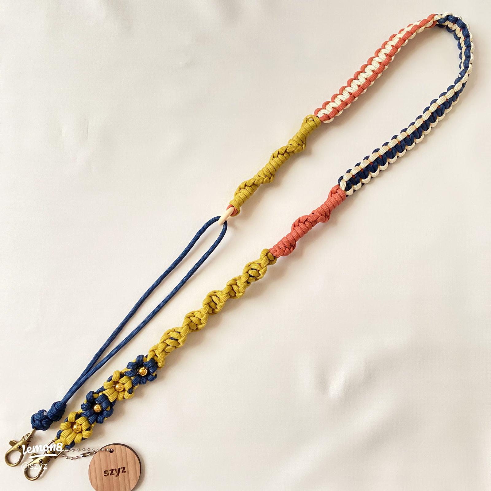 パラコードショルダーストラップスマホショルダーストラップハンドメイド