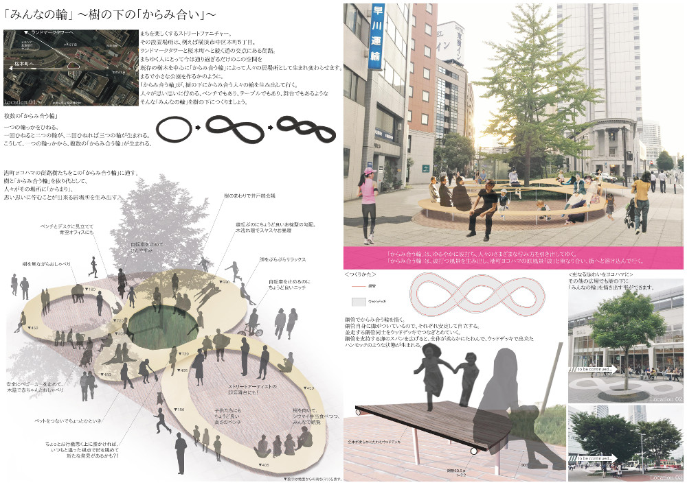 緑のストリートファニチャー緑化形式ごとの事例 - 5×緑 ゴバイミドリ