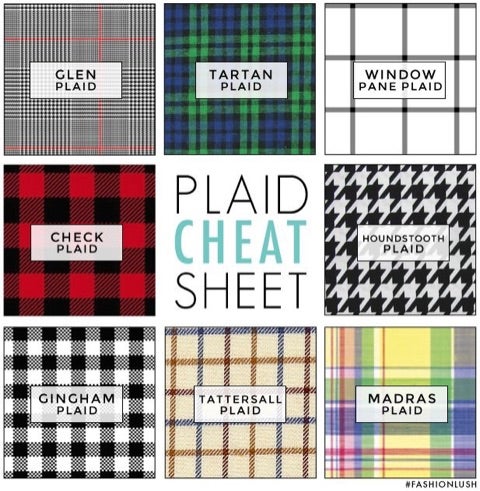 チェック柄 checked, plaid を英語でどういうか？ネイティブと英語について話したこと