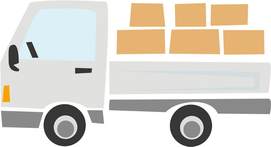配送トラックイラストフリー素材透過、PNG画像、ベクトル、PSDと無料ダウンロード Pngtree