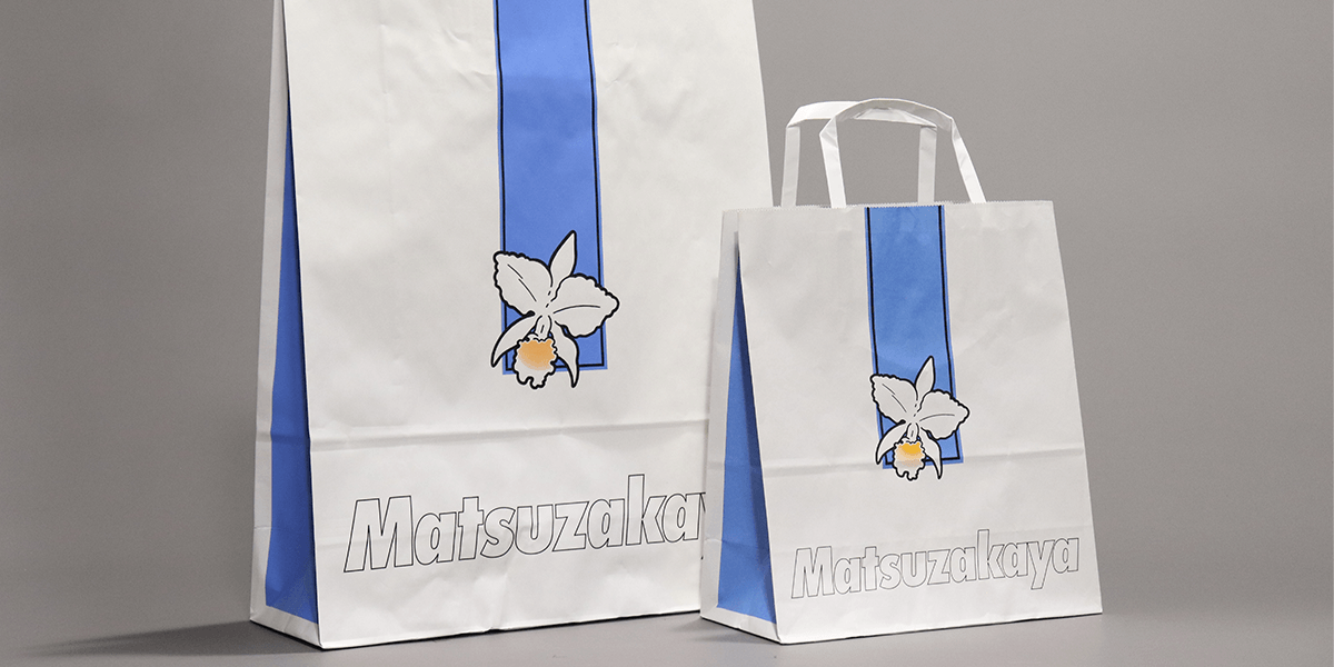 紙製ショッピングバッグ・包装紙のデザイン刷新のお知らせお知らせ大丸福岡天神店