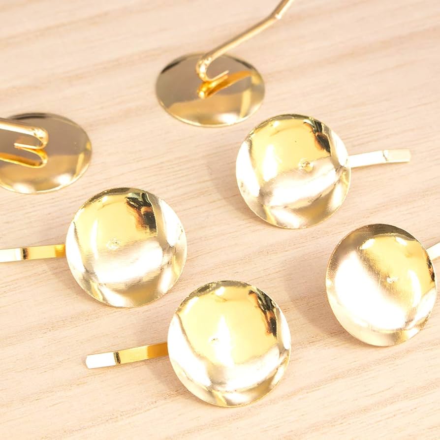 楽天市場 ポニーフック ヘアフック パーツ 金具 丸皿 商用利用可能 台座付き 基礎パーツ アクセサリー ハンドメイド 資材 材料 手作り ヘアアクセ創作 ヘアカフス 手作り ハンドメイド クラフト 手芸 BLAZE ゴールド シルバー 100均 土台 アクセサリーパーツ