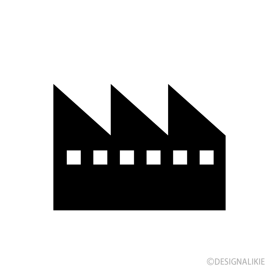 工場のイラスト商用可・フリーイラスト素材ソコスト