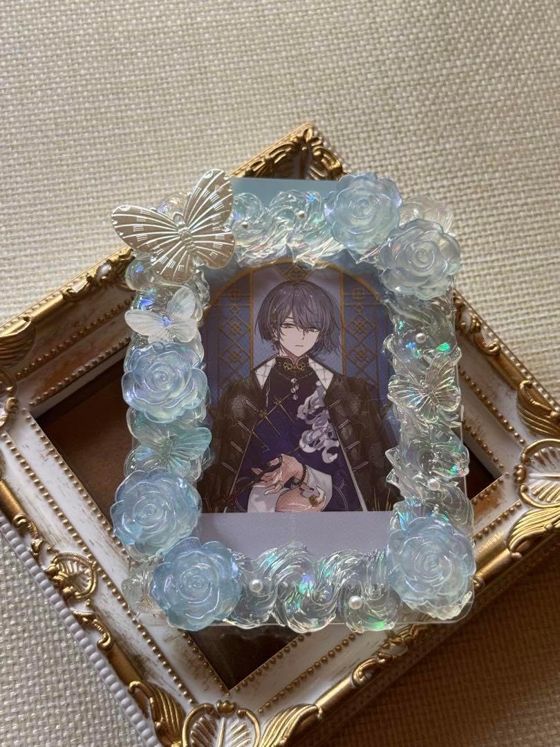 B8 デコ 硬質ケース リボン 青×黒Yahoo!フリマ 旧PayPayフリマ