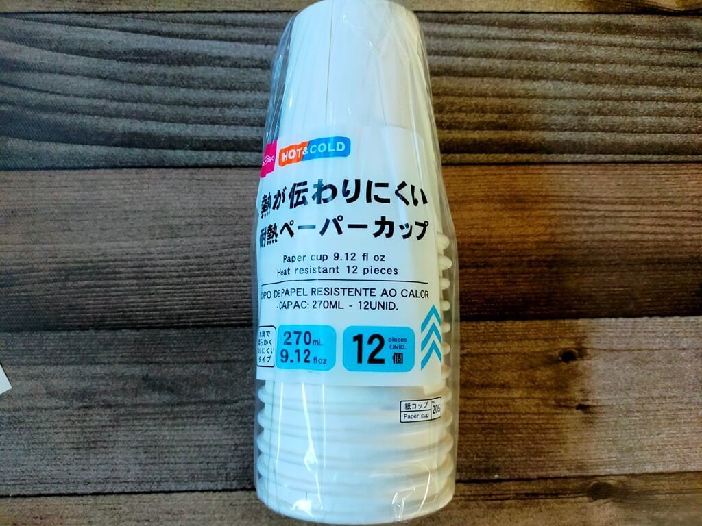 100均ダイソーの「紙コップ」を全部買ってみます 14種類rooms19