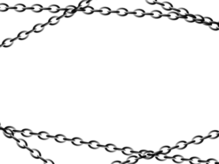 白の金属の鎖 - 3 D イラストを背景します。の写真素材・画像素材 Image 15432109