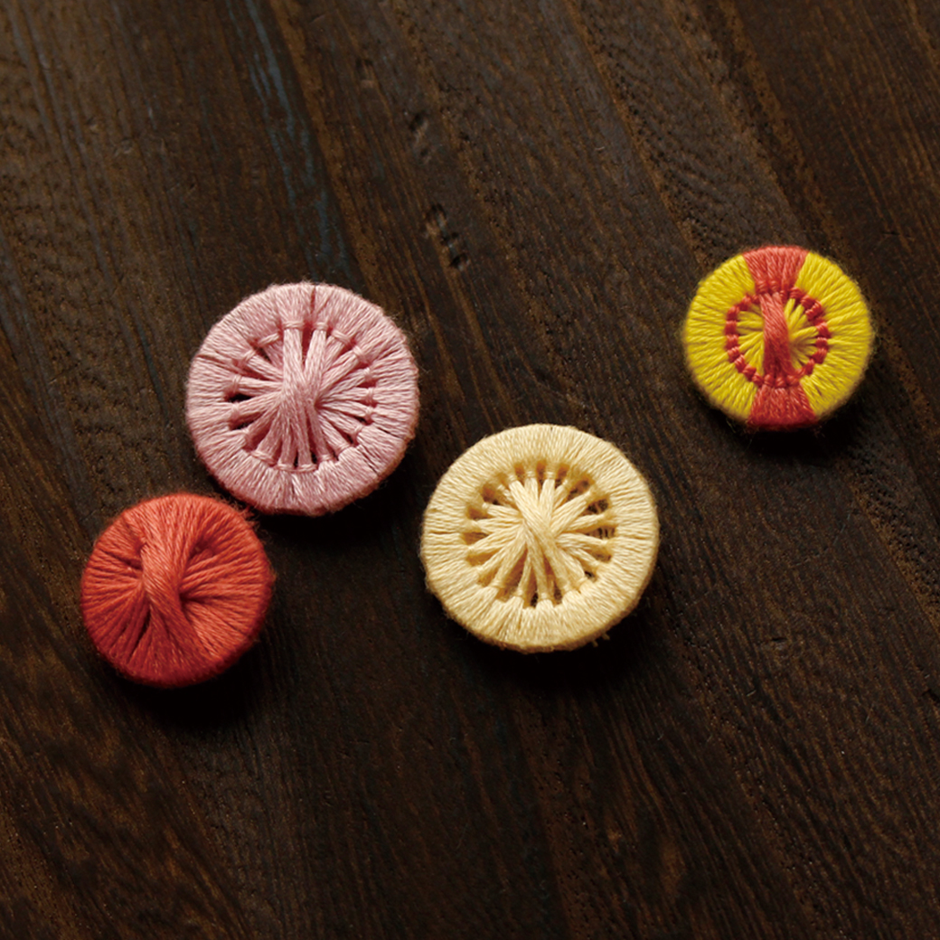 チェコの糸ボタン 10mm７色セット No.S19 : しろつめ - 通販 - Yahoo!ショッピング