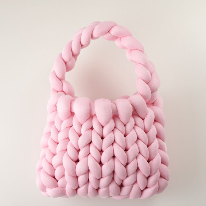 ダイソーのチャンキーヤーンで簡単マンドゥバッグ作り方家事ラク主婦の知恵