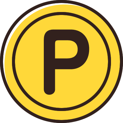 コイン モノクロ：イラスト無料