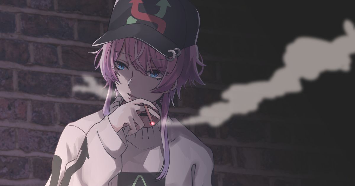 透明感あふれるピンク髪アイコンイラスト・フリー素材なら「シンテリ」