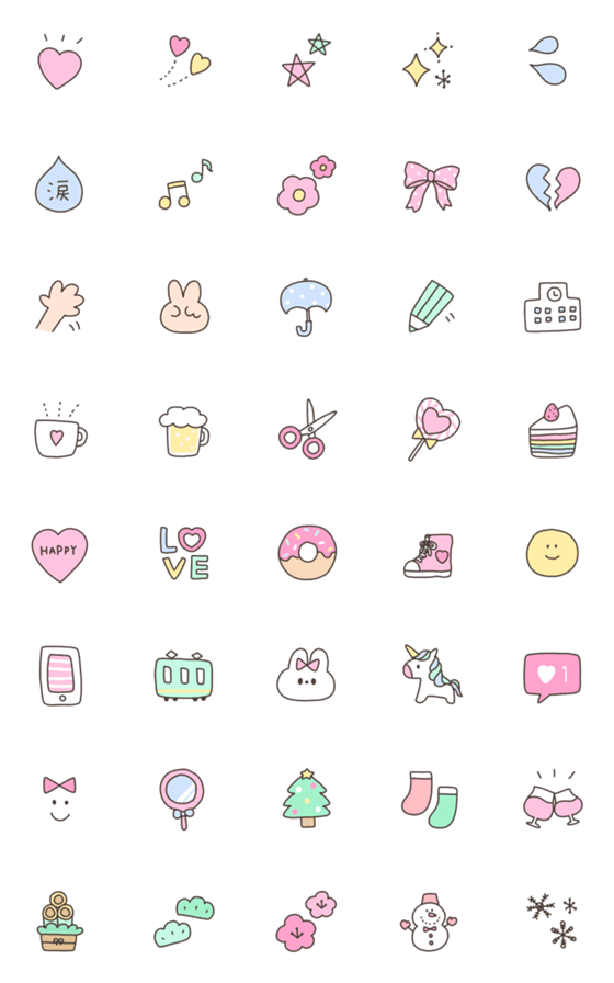 可愛い車の絵文字のLINE絵文字画像、情報など