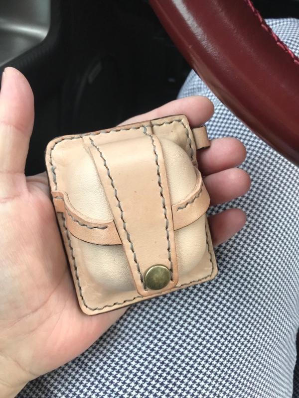 ミニキーホルダーポーチの作り方 イヤホンケースAirPods にも