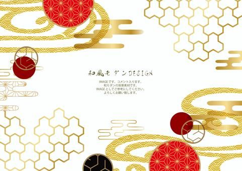 モダンな和柄の背景。伝統的な日本の背景素材。のイラスト素材36937768- PIXTA