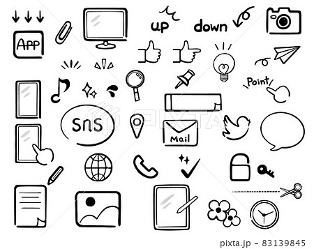 デザインアイコンセットのイラスト素材122919234- PIXTA
