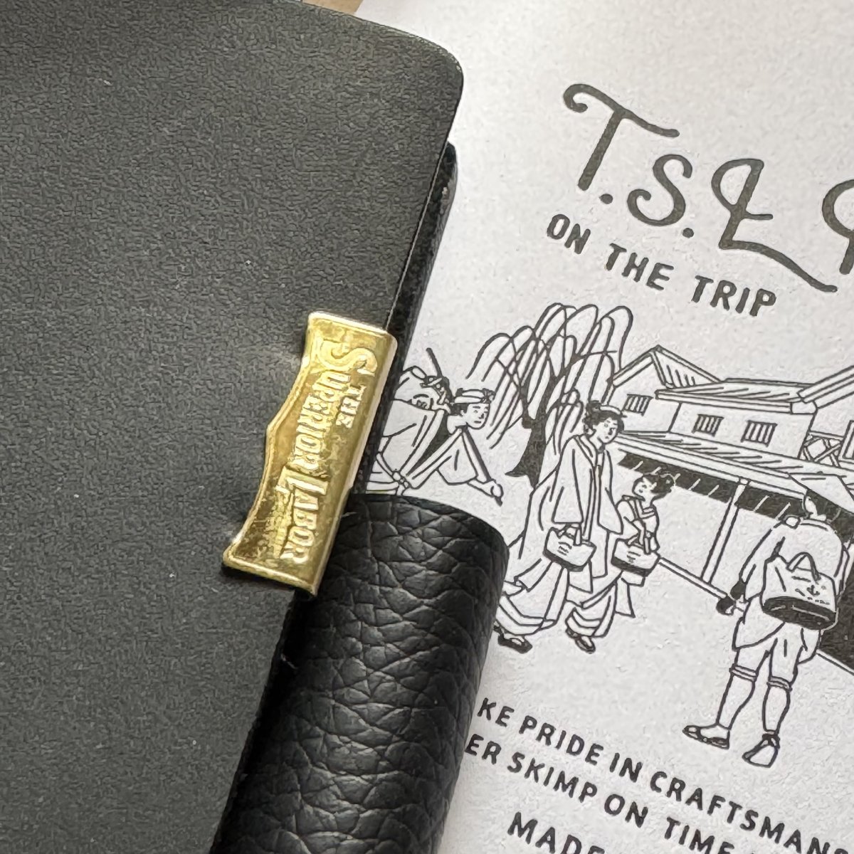 今日から使う、トラベラーズノート！カスタマイズしてみる！いろは蛙手