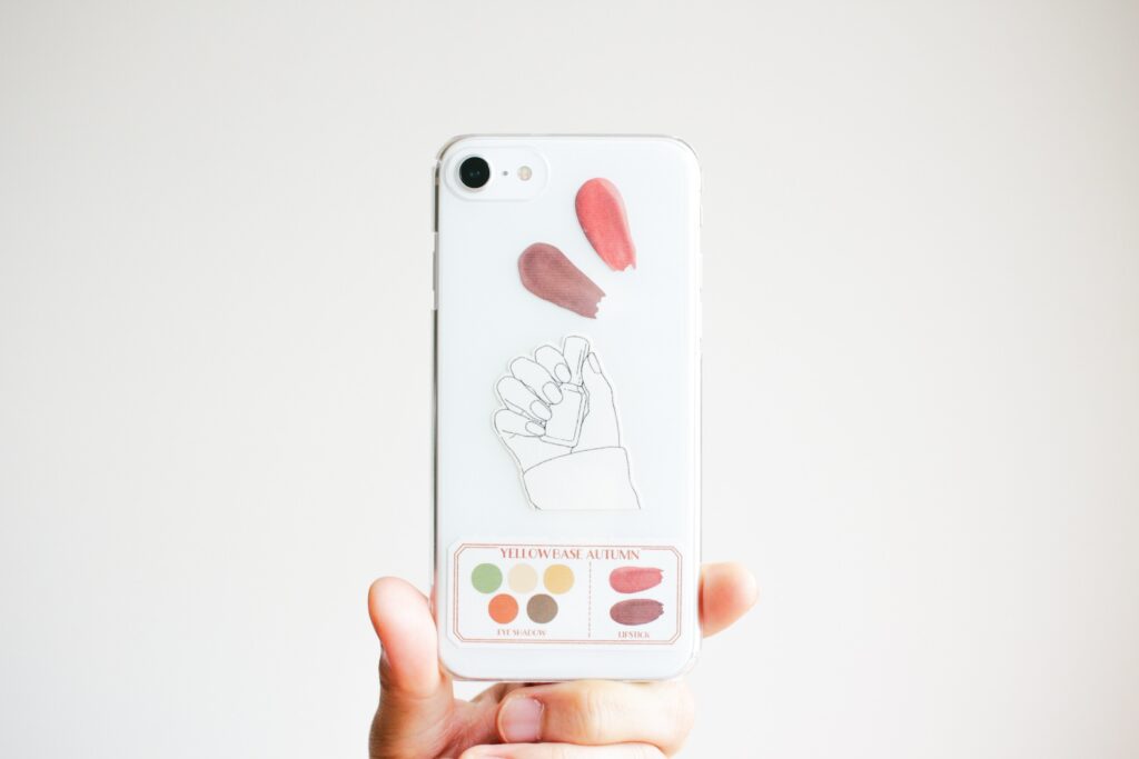 ステッカー風ケース倉持リネンの物販linen1999のクリアスマホケース iPhoneケース 通販 ∞ SUZURI スズリ