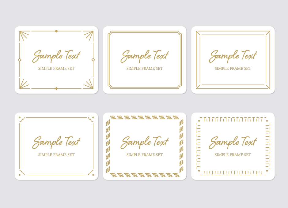 おすすめの商用利用可能な無料フレーム・枠素材