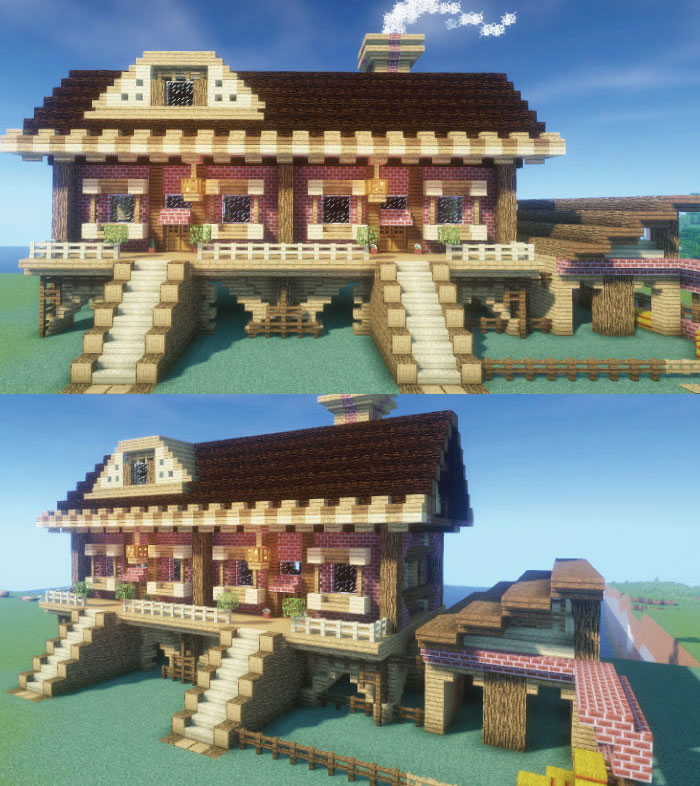 現代的な家を作る - Minecraft街発展にっき