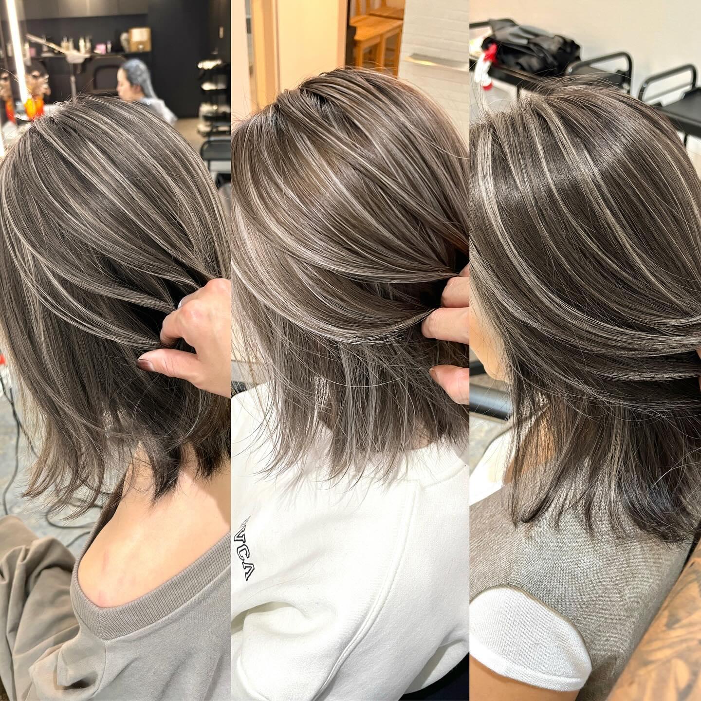 ハイライトはベースの明るさで変わる！？オススメハイライトコラム 美容室 NYNY Mothers イオンモール四條畷店 千々和元気ヘアサロン・美容院ニューヨークニューヨーク