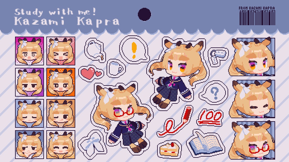 Amazon藤ちょこ イラスト展 藤色巡り チェキ風ステッカー 5種シール・ステッカーおもちゃ