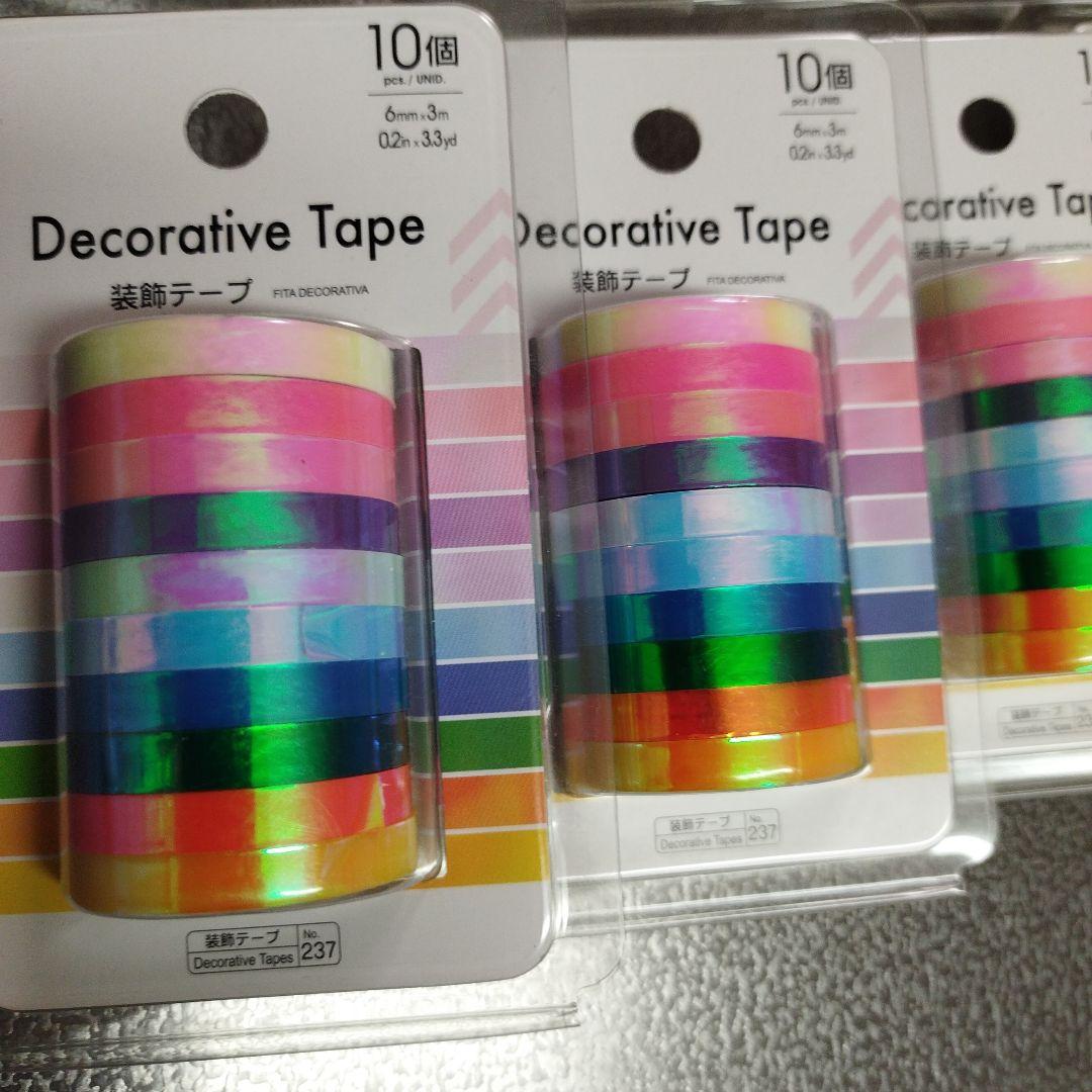 装飾テープＤ ホログラム、１０個- 100均 通販 ダイソーネットストア 公式