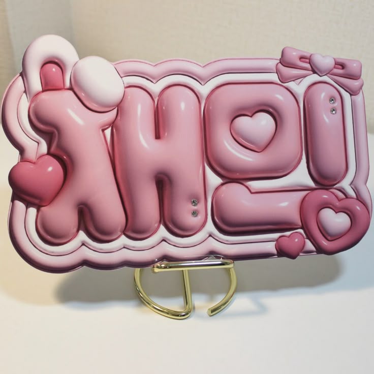 推し活 名前ボード ガーリーワード趣味のプリント素材を無料ダウンロード