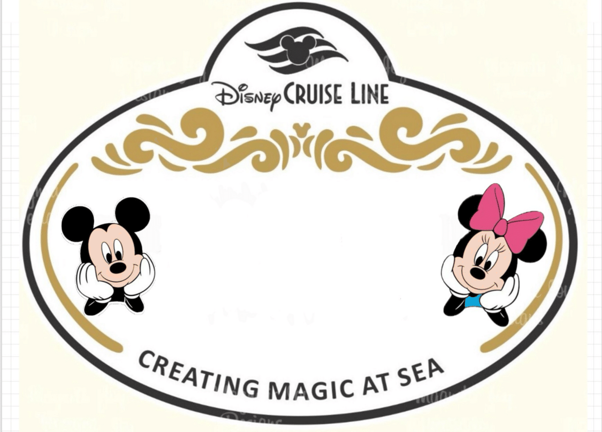 ネームプレート ネームタグ 名札 ディズニー キャスト