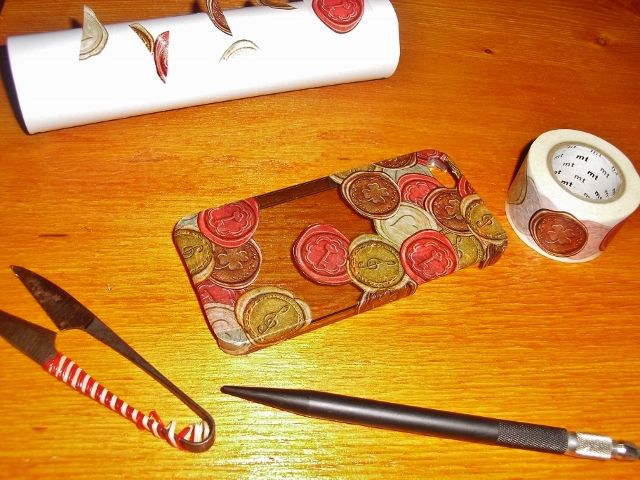 KT-0466 coffee クリア カフェ マスキングテープ シンプル iPhone スマホケース お洒落 キュート 可愛いhamar