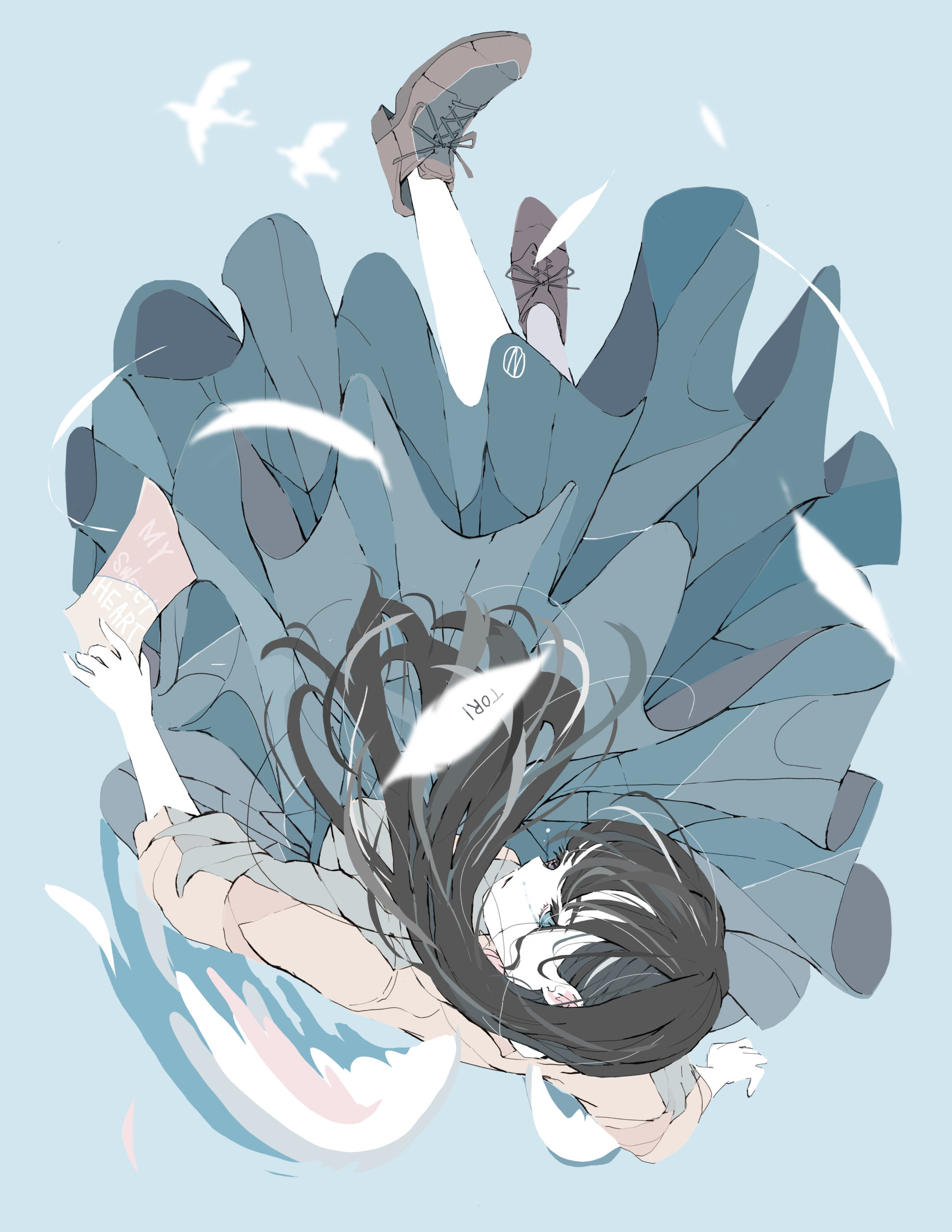 黒髪ロングイラスト無料イラスト・フリー素材なら「イラストAC」