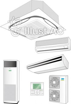 業務用室外機イラスト無料イラスト・フリー素材なら「イラストAC」