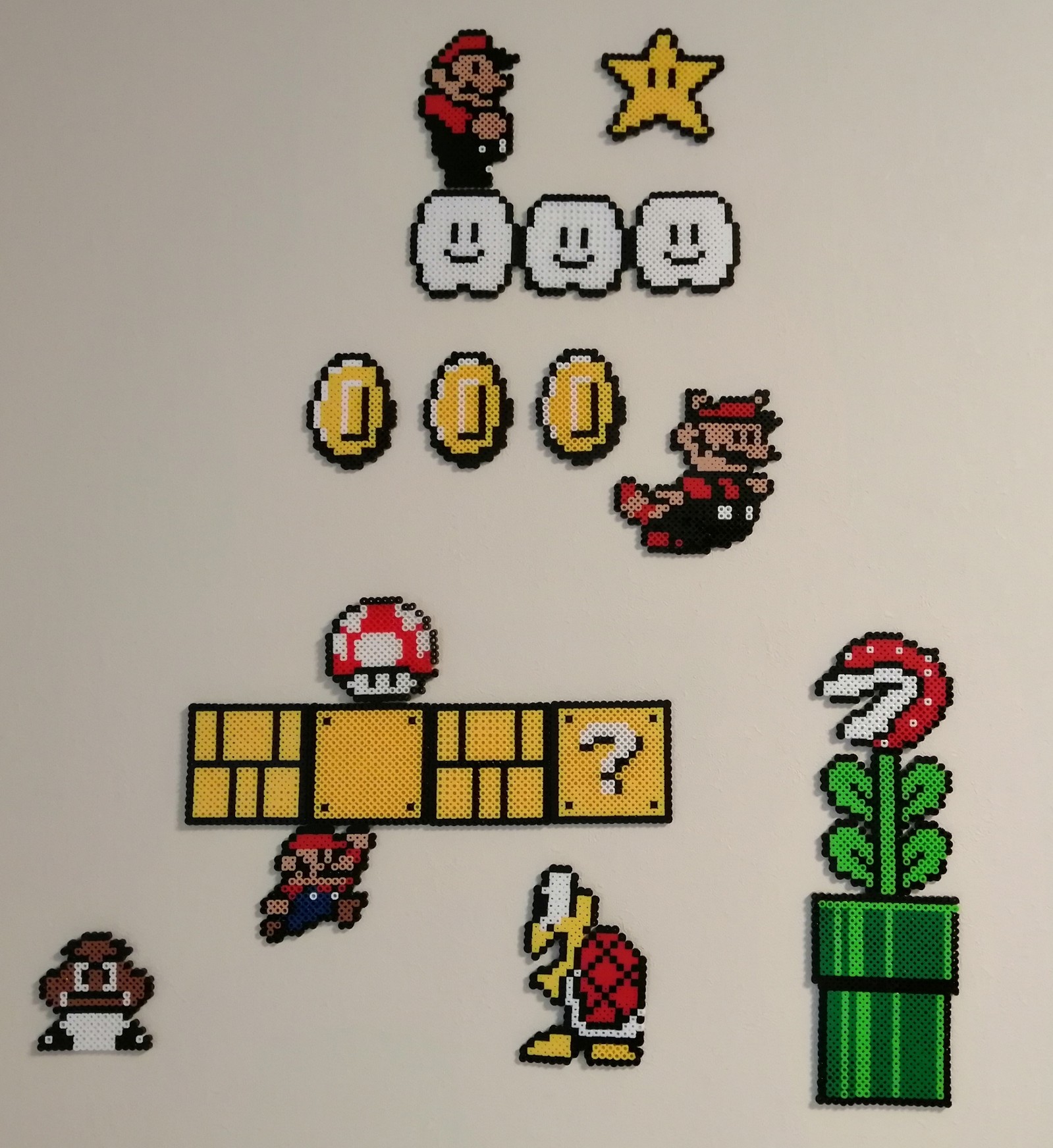 アイロンビーズ図案 スターキャンディ 星のカービィアイロンビーズ@MI-YU☆