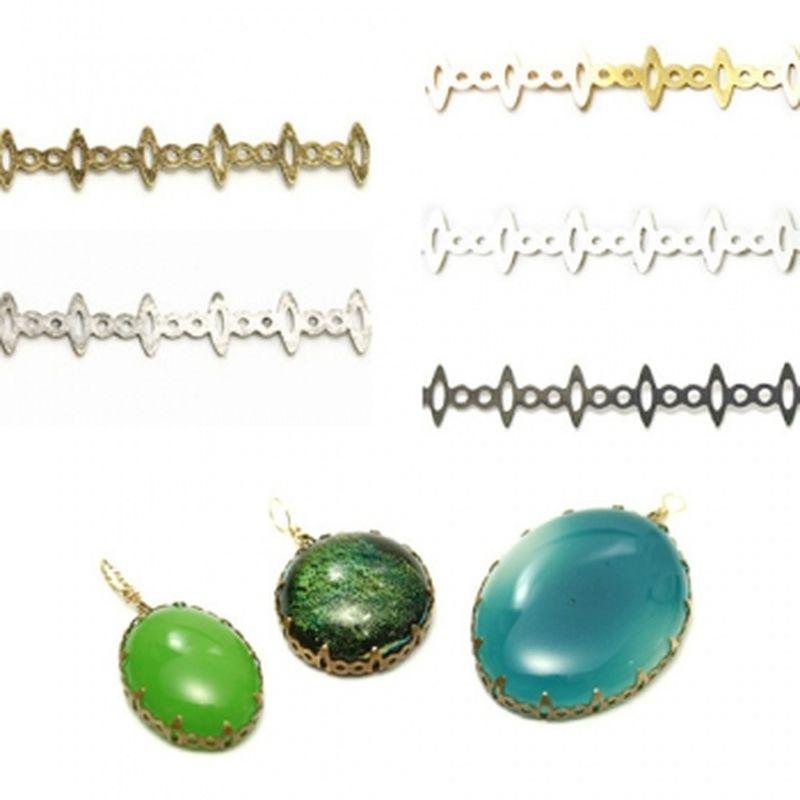 簡単 ベゼルワイヤー フレーミングワイヤー の使い方。ルース天然石ネックレスの作り方ワイヤーアクセサリーハンドメイド