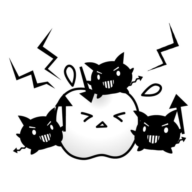 虫歯菌にいじめられている歯のイラスト素材66469222- PIXTA