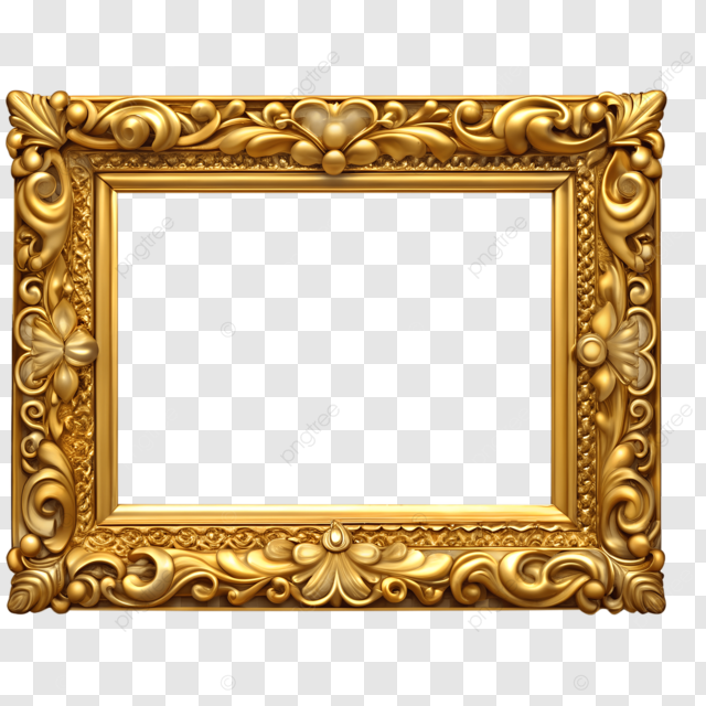 フリー素材・商用可 ゴールドフレーム 額縁 アンティーク・ビンテージ・パブリックドメイン– LittleDream