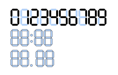 ユニット デジタル数字札交換用 小899-35 1枚 直送品- アスクル