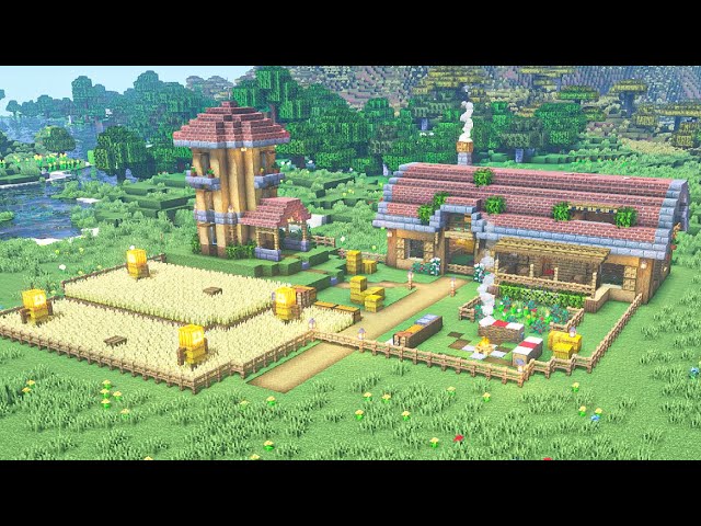 ぼっち小屋 62青竹の小屋 - マイクラ設計図チュートリアル