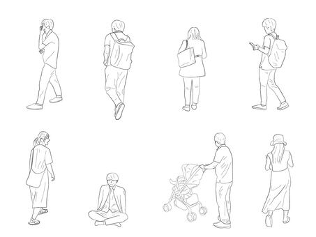 イラスト 体の練習方法を紹介。パース線を使った人物の描き方お絵かき講座パルミ