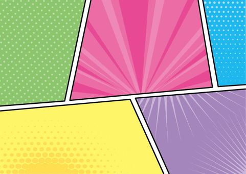 コマ割り デザインパーツ 」の画像素材 写真・イラスト 毎月1点無料 フリー のストックフォト イメージマート