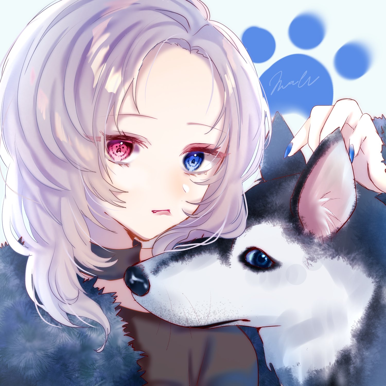 日頃の感謝を込めて、フリーペア画を描きました☺︎ ⚠︎商用利用はご遠慮ください。 ◯→lineアイコンや背景、spoon、youtubeなど配信の アイコン、Twitterアイコン ✖️→spoonなど配信背景、youtubeサムネイル、R18系での使用、グッズ制作や販売などフリーアイコン