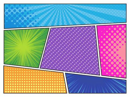 イラスト 漫画コマ割り・アメコミ風 イラスト - No: 22166408無料イラスト・フリー素材なら「イラストAC」