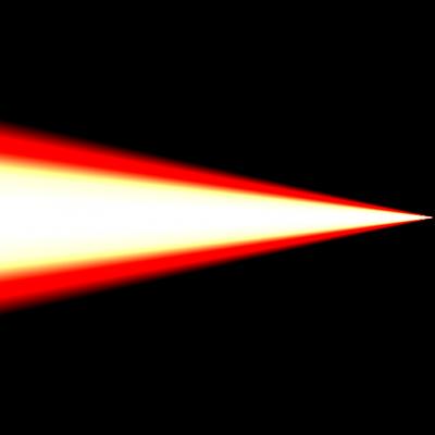 抽象的な赤いレーザービーム。透明な黒の背景に分離されています。のイラスト素材・ベクター Image 92113865