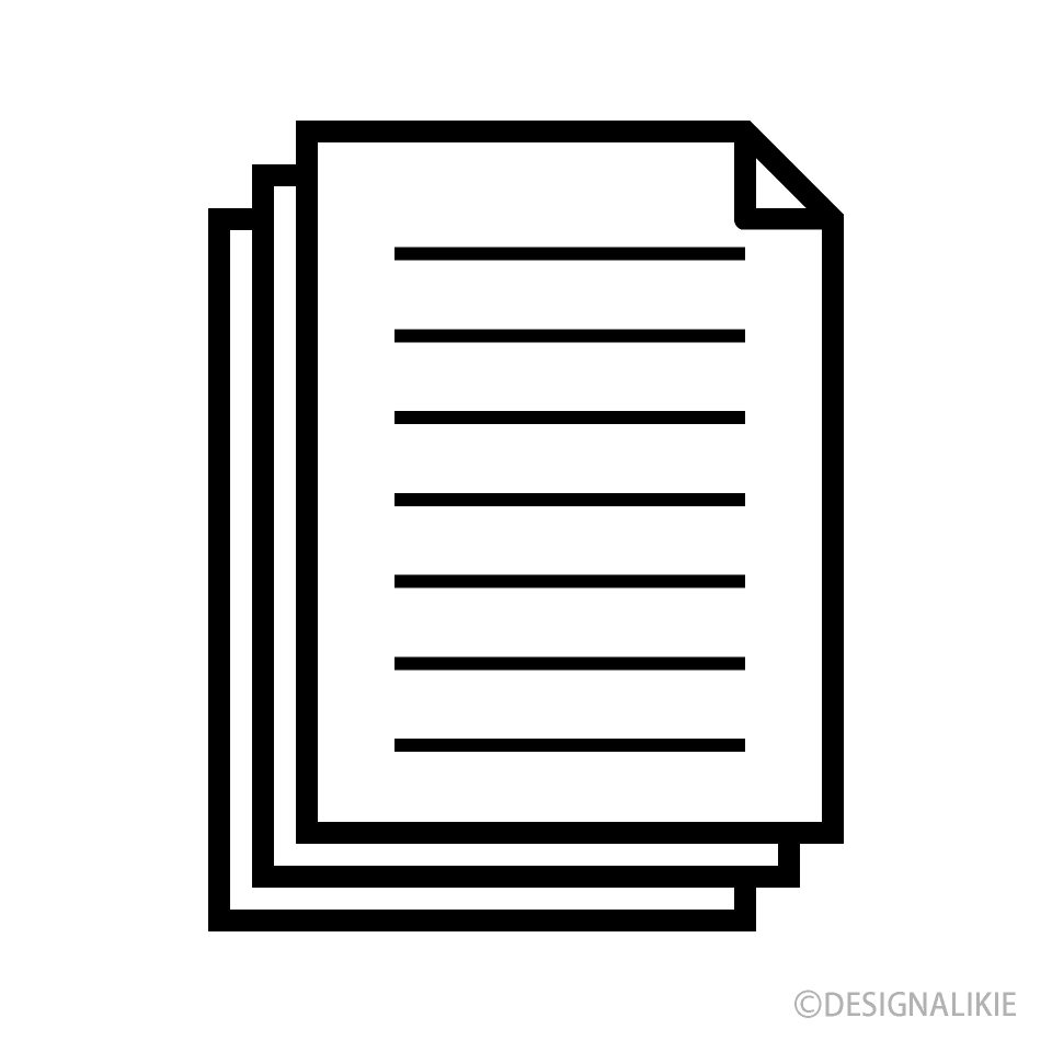 紙イラストのフリー素材イラストイメージ