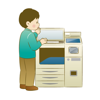 コピー機イラスト無料イラスト・フリー素材なら「イラストAC」