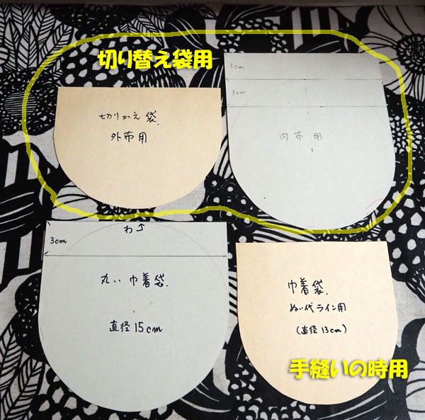 ソーイングパターン 型紙ソーハウス・クラフト 巾着袋セット SH462オカダヤ okadaya布・生地、毛糸、手芸用品の専門店