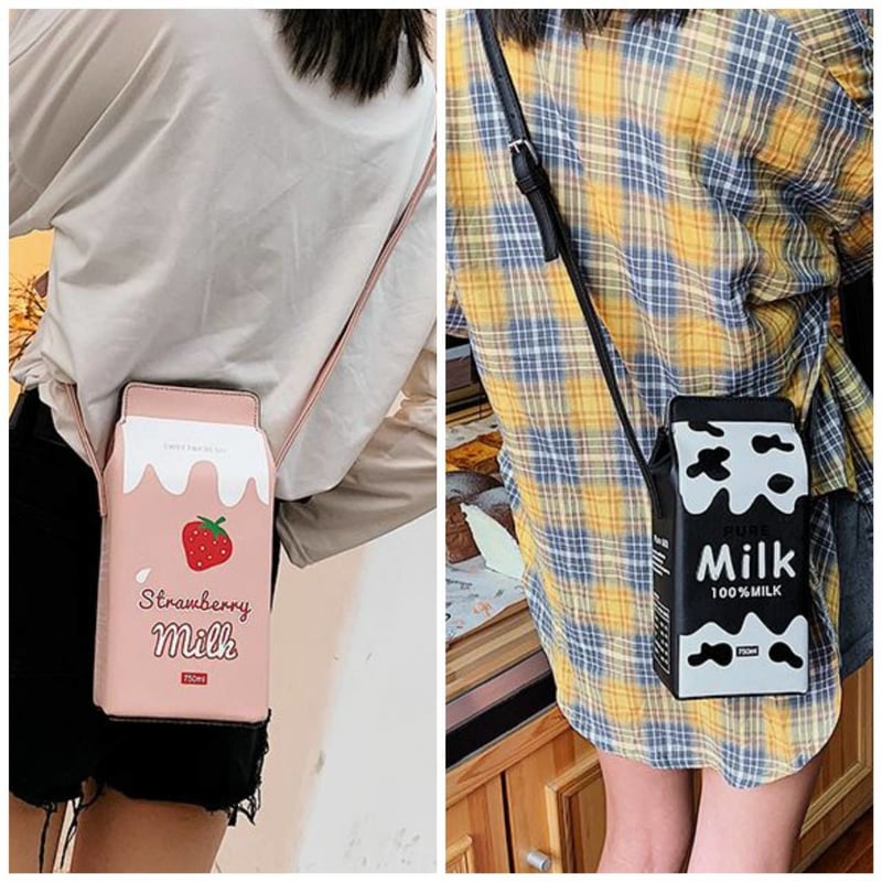 牛乳パックで作るおでかけカバンのアイデア