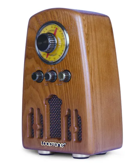 雑貨 レトロラジオ 木製 おしゃれ ポータブルラジオ USB充電式 高感度受信 ポケット ラジオ 大