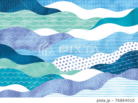 Illustrator 和柄の青海波パターンを簡単に自作する方法S.Design.Labo