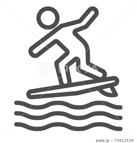 サーフボード サーファー アイコン サーフィンのイラスト素材 - PIXTA