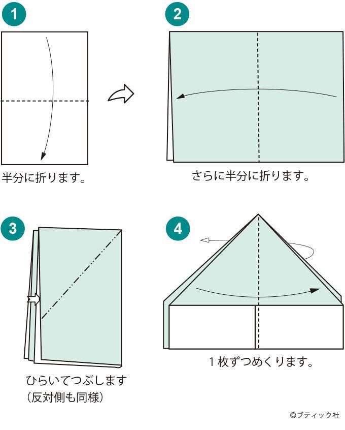 簡単！ゴミ箱の代わりになる 折り紙の箱の折り方